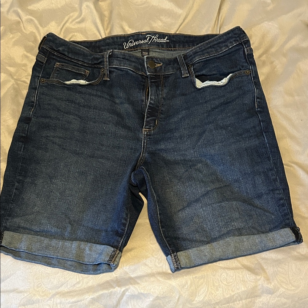 Universal Thread Dark Blue Jean Shorts